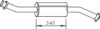 DINEX 33303 Front Silencer